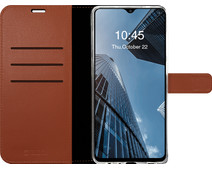 Valenta Gel Skin Samsung Galaxy A02s Book Case Leather Brown