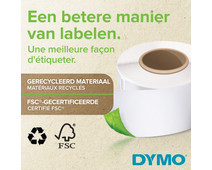 DYMO Authentieke LabelWriter Kleine Naambadge Label Wit (41 mm x 89 mm)