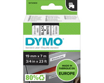 DYMO Authentieke D1 Labels Zwart-Wit (19 mm x 7 m)