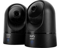 Eufy Indoor Cam 2K Pan & Tilt duo pack zwart