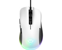 Trust GXT 922W Ybar Gaming Muis met RGB verlichting - Wit