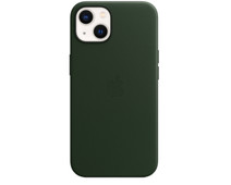 Apple iPhone 13 Back Cover met MagSafe Leer Sequoia-groen