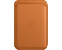 Apple Leather Card Wallet for iPhone with MagSafe Golden Brown
