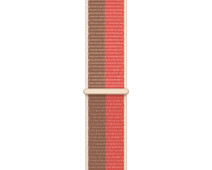 Apple Watch 38/40/41 mm Nylon Sport Loop Horlogeband Pomelo/Sahara-beige
