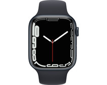 Apple Watch Series 7 45mm Middernacht Aluminium Middernacht Sportband