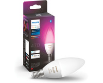 Philips Hue Filament Light White Candle Lamp E14 Duo Pack