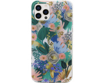 BlueBuilt Wild Flowers Soft Case Apple iPhone 12/12 Pro Back Cover Transparent