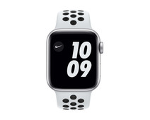 Apple Watch Nike SE 40mm Zilver Aluminium Witte Sportband - Coolblue - Voor  23.59u, morgen in huis