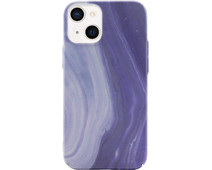 BlueBuilt Purple Marble Hard Case Apple iPhone 13 Mini Back Cover