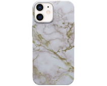 BlueBuilt Soft Pink Marble Hard Case Apple iPhone 12 Mini Back Cover