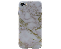 BlueBuilt Soft Pink Marble Hard Case Apple iPhone SE 2022 / SE 2020 / 8 / 7 Back Cover