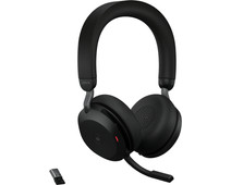 Jabra Evolve2 USB-A MS TEAMS 75 Wireless Office Headset Black