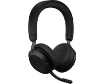 Jabra Evolve2 75 USB A Draadloze Office Headset Zwart