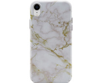 BlueBuilt Soft Pink Marble Hard Case Apple iPhone Xr Back Cover