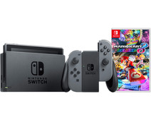 Nintendo Switch Gray + Mario Kart 8 Deluxe