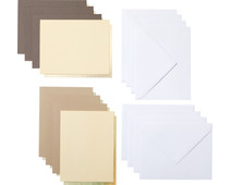 Cricut Cut-Away Cards Neutrals A2 (10.8x14cm) 8-pack