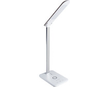 Soundlogic Bureaulamp met 10W draadloze oplader Wit