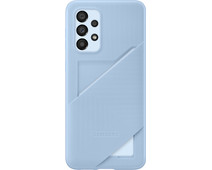 Samsung Galaxy A33 Card Slot Back Cover Blauw