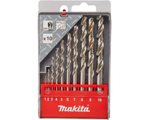 Makita Metal Drill Bit Set 10-piece