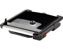 Grill Contact Tefal Minute Grill GC2058 - Noir, 1600W, Plaques Antiadhésives, Parfait Pour Grill Rapide