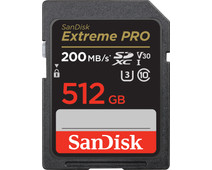 SanDisk SDXC Extreme Pro 512GB 200mb/s