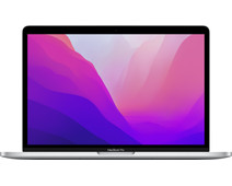 Apple MacBook Pro 13" (2022) Apple M2 (8 core CPU/10 core GPU) 8GB/512GB Zilver QWERTY