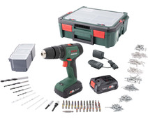 Bosch UniversalImpact 18 SystemBox 210-piece (battery-powered impact drill)