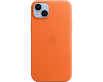 Apple iPhone 14 Plus Back Cover met MagSafe Leer Oranje