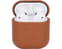 BlueBuilt Cover for AirPods Gen 1/2 Leather Cognac