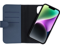 BlueBuilt Apple iPhone 14 Plus 2-in-1 Case Leer Blauw