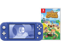 Nintendo Switch Lite Blauw + Animal Crossing New Horizons