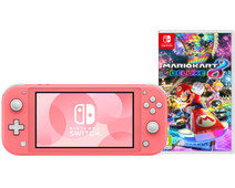 Nintendo Switch Lite Coral + Mario Kart 8 Deluxe Switch