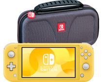 Nintendo Switch Lite Yellow + Bigben Travel Case