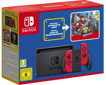 Nintendo Switch Red + Super Mario Odyssey