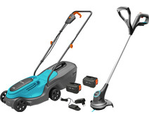 Gardena PowerMax 30/18V P4A Set + Gardena SmallCut 23/18V P4A Solo incl. 4,0 Ah Accu (2x)