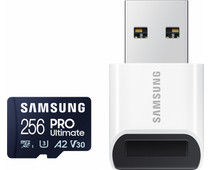 Samsung PRO Ultimate 256GB (2023) MicroSDXC + USB Reader