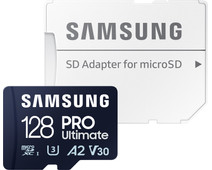 Samsung PRO Ultimate 128 GB (2023) microSDXC + SD Adapter