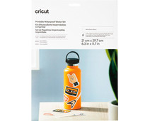 Cricut Water-resistant Sticker Set White A4 (6 sheets)