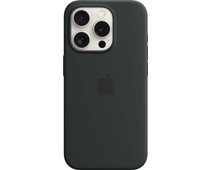 Apple iPhone 15 Pro Back Cover met MagSafe Zwart