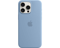 Apple iPhone 15 Pro Max Back Cover met MagSafe Winterblauw