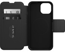 Otterbox Strada Apple iPhone 15 Book Case Leather Black with MagSafe