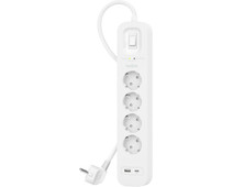 Belkin Surge Protection 4 Outlet 2 Meter Usb C Wit