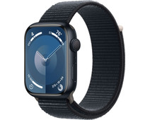 Apple Watch Series 9 45mm Midnight Aluminum Sport Watch Strap