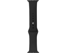 BlueBuilt Silicone Watch Strap Black for Apple Watch 44/45/46mm