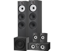 Bowers & Wilkins HTM6 S3 + 603 S3 (per paar) + 606 S3 (per paar) + ASW610 Zwart