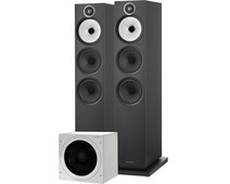 Bowers & Wilkins 603 S3 Black (per pair) + ASW610 White