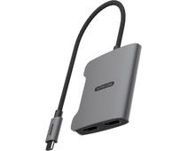 Sitecom USB-C naar Dual HDMI Adapter