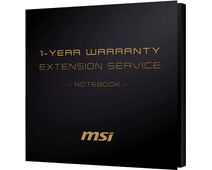 MSI 1 Year Warranty Extension Service for notebooks