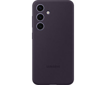 Samsung Galaxy S24 Siliconen Back Cover Donkerpaars