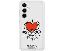 Samsung Galaxy S24 Keith Haring Suit Back Cover Transparant